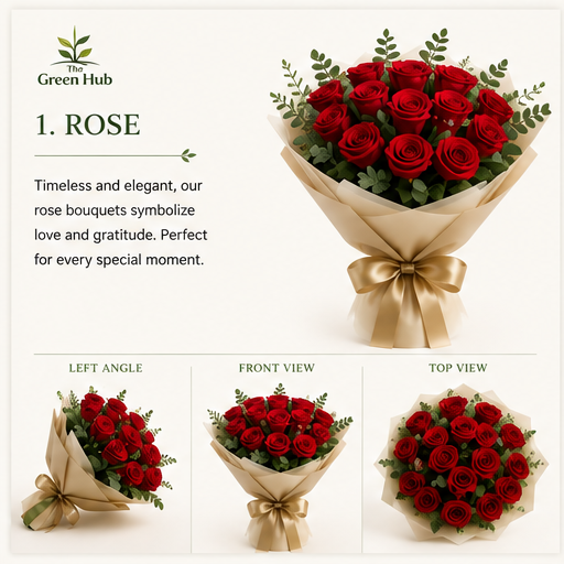 Red Rose Bouquet 🌹