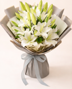 White Lily Bouquet