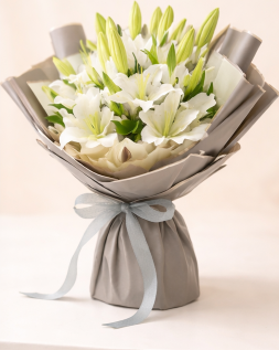 White Lily Bouquet